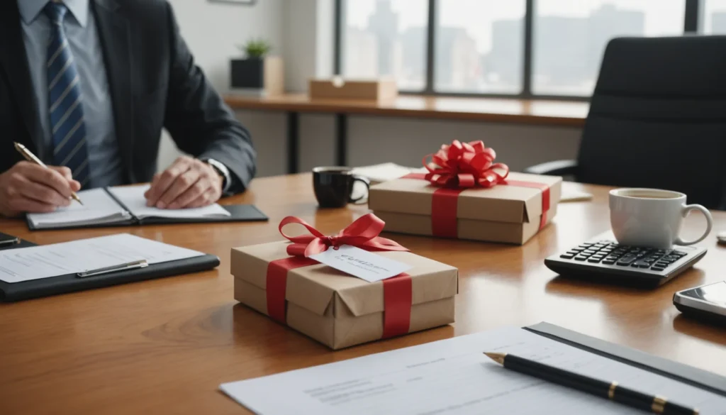 cadeau clientèle comptabilité